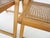 Wood Set of Vintage Folding Chairs in Beech and Canework, 1970s For Sale - Image 7 of 11