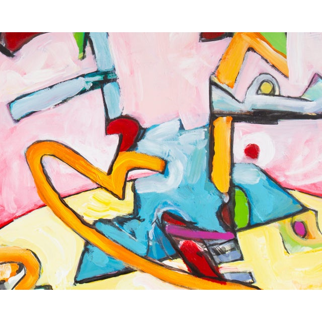 Contemporary Acrylic and Watercolor on Paper Painting by James L. Bruch For Sale - Image 3 of 9