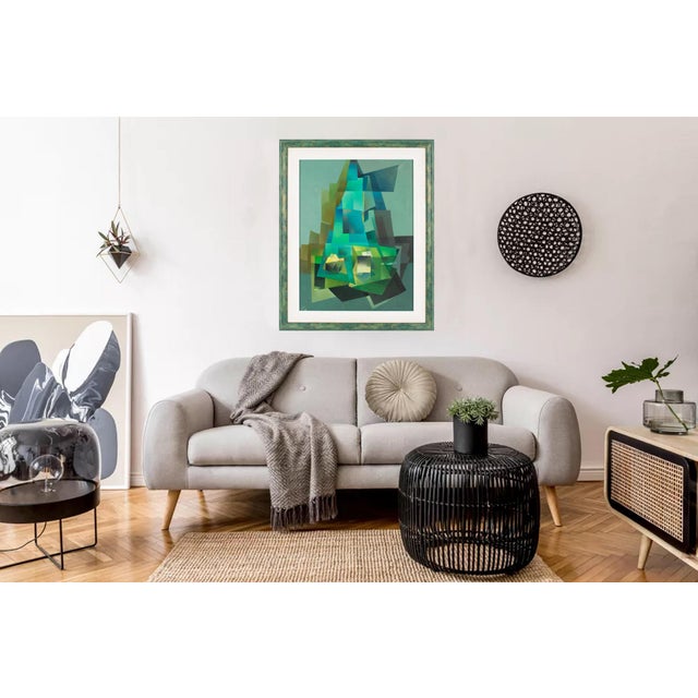 Abstract Cubist Oil on Canvas Painting by Ivo Tartarini, Circa 1970 For Sale - Image 12 of 18