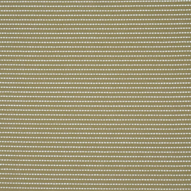 Schumacher Sample - Schumacher Austen Performance Stripe Fabric In Leaf For Sale - Image 4 of 4
