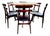 Danish Chairs and Table by Ignazio Gardella for Azucena, 1960s, Set of 7 For Sale - Image 3 of 9