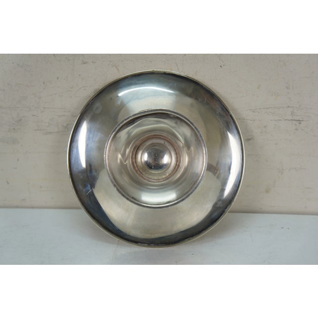 Late 20th Century Late 20th Century Wallace Sterling Silver 4798 Modernique Candy Nut Bon Dish Compote 102g For Sale - Image 5 of 10