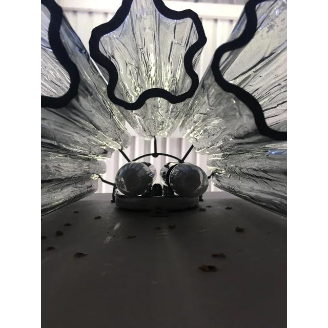 Early 21st Century Murano Glass Wall Sconces from Simoeng, Set of 2 For Sale - Image 5 of 10