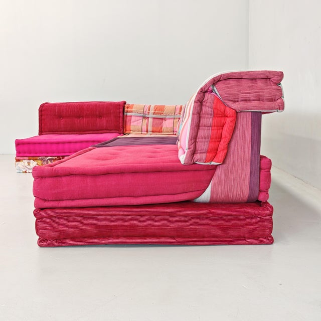 Mah Jong Red Four-Seater Modular Sofa by Missoni, H. Hopfer for Roche Bobois, 1990s, Set of 4 For Sale - Image 17 of 18