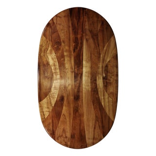 Mid 20th Century Handcrafted Solid Koa Wood Dining Table – Studio Craft Design For Sale