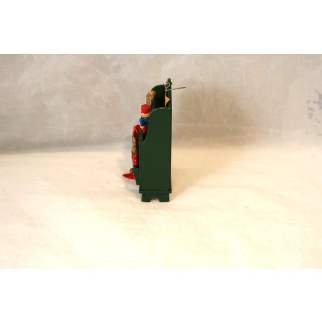 Traditional Vintage 1960s Handcrafted Wooden Drafting Cabinet Plans for Toys Hanging Ornament For Sale - Image 3 of 8