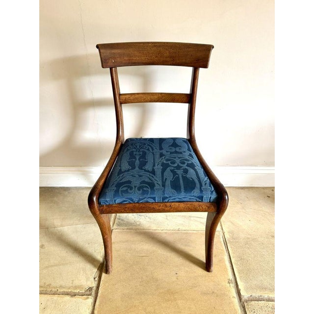 Early 19th Century Antique Regency Mahogany Chairs, 1820, Set of 2 For Sale - Image 5 of 6