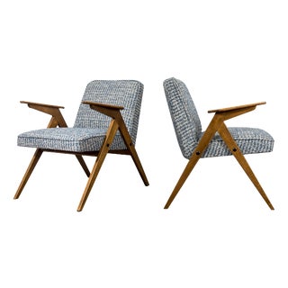 Mid-Century Bunny Armchairs, 1970s, Set of 2 For Sale