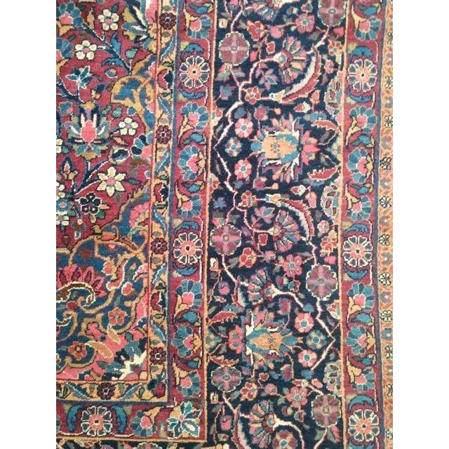 1940s Persian Tree of Life Kashan , 9'1" X 12'4" For Sale In New York - Image 6 of 9