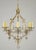 Gothic Mid 20th Century Gothic Nickel Plated Bronze Chandelier For Sale - Image 3 of 16