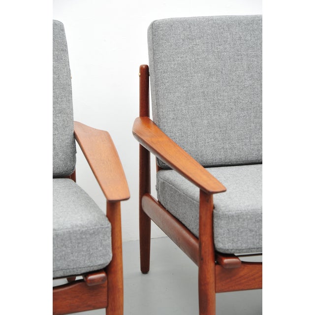 Set of Teak Armchairs by Arne Vodder For Sale - Image 4 of 18