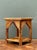Rustic Reed and Wood Accent Table For Sale - Image 4 of 17