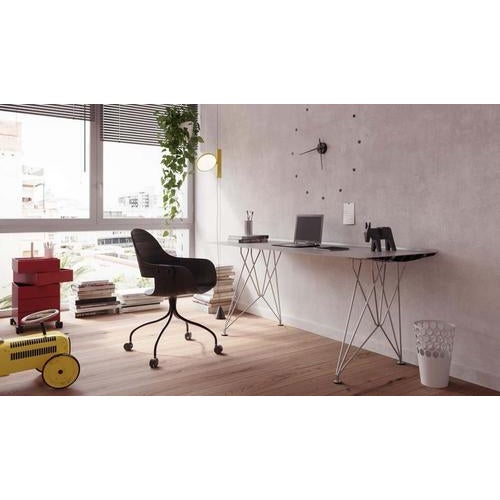 Contemporary Table B Desk with Anodized Silver Top & Steel Legs by Konstantin Grcic, 2022 For Sale - Image 3 of 5