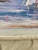 Sky Blue 1990s Nora DeBolt Coastal Beach Lithographs in Light Wood Frames, 1992 - a Pair For Sale - Image 8 of 12