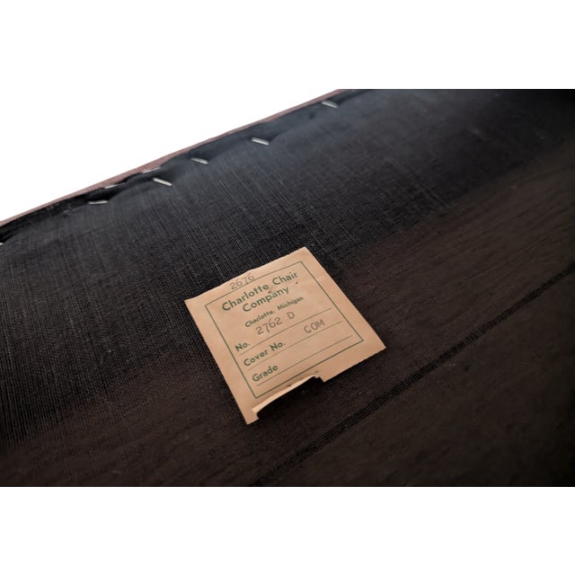 Vintage Dorothy Draper Espana Pink Velvet Bench With Curule Legs For Sale - Image 13 of 15