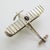 1980s Vintage Italian Handmade Genuine Silver Airplane Figurine, 1980s For Sale - Image 5 of 12