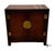 Late 20th Century Vintage White Furniture Chinoiserie Style Burl Wood & Lacquer Accent Storage Cabinet For Sale - Image 5 of 11
