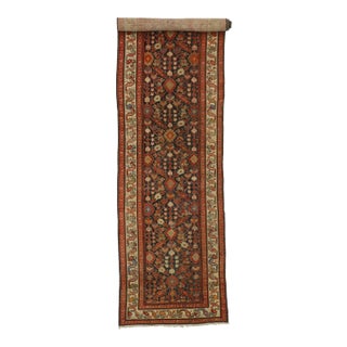 Antique Persian Malayer Rug Runner, 03'05 X 13'05 For Sale