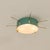 1950s Mid-Century Modern Italian Flush Mount in the style of Gio Ponti, 1950s For Sale - Image 5 of 6
