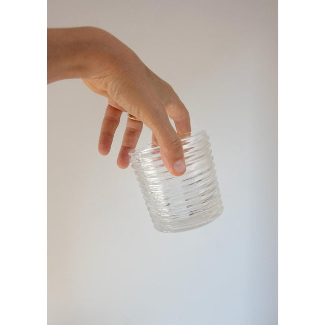 Blue Vintage Italian Murano Glasses by Mariana Iskra for Ribes, Set of 6 For Sale - Image 8 of 18