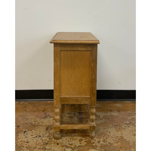 1970s Diminutive Oak Cabinet in Manner of Henning Kjaernulf For Sale - Image 15 of 17