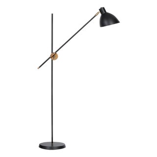 KH#1 Floor Lamp in Black Brass from Konsthantverk For Sale
