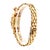 Metal Mid 20th Century Mercedes Signed 14k Gold Ruby & Diamond Art Deco Hidden Watch Bracelet For Sale - Image 7 of 14