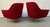 Pair of Mid-Century Style Burgundy Lounge Chairs For Sale - Image 11 of 12