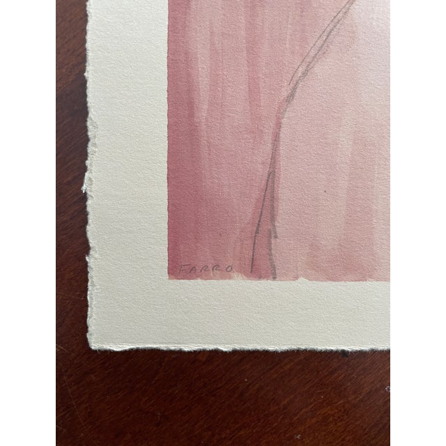 2010s "To Aunty From Lucy" Contemporary Portrait Sepia Ink Drawing by Michelle Farro For Sale - Image 5 of 10