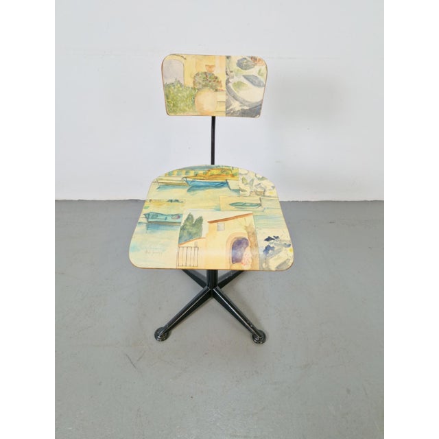 Vintage Desk Chair by Friso Kramer for De Cirkel Ahrend, 1960 For Sale - Image 3 of 11