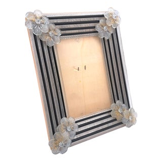 Murano Glass Tabletop Photo Frame from Manifattura Di Murano, 1970s For Sale