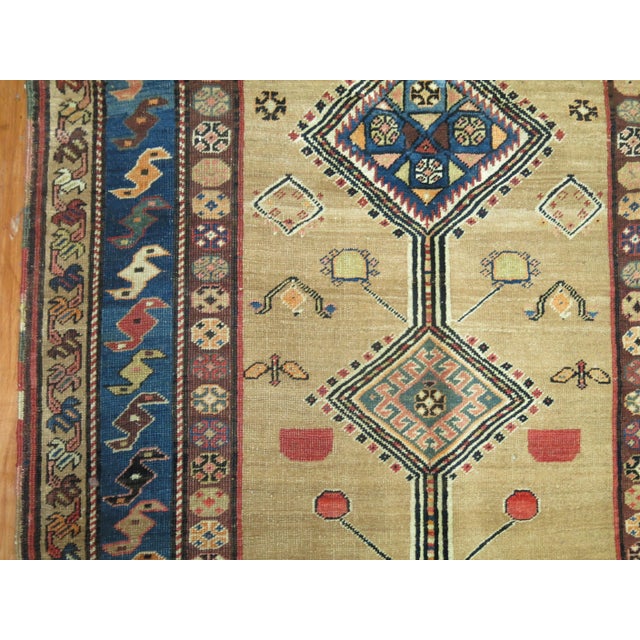 Early 20th Century Tribal Persian Kurd Bidjar Runner - 3'6" x 13'5" For Sale In New York - Image 6 of 7