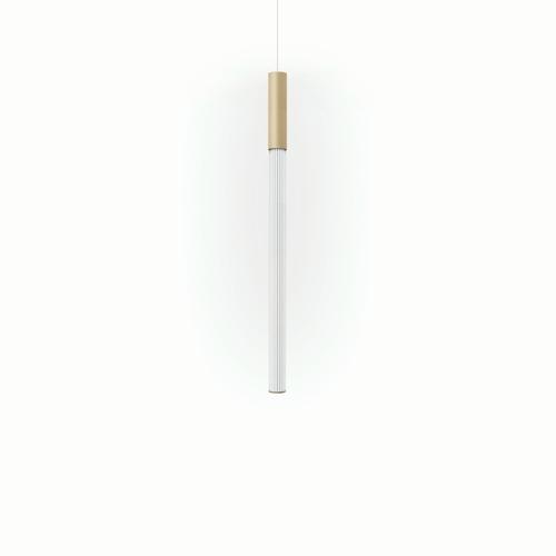 Not Yet Made - Made To Order Pillar 125 Vertical Bronze Aluminum Pendant Lamp by JSPR For Sale - Image 5 of 10
