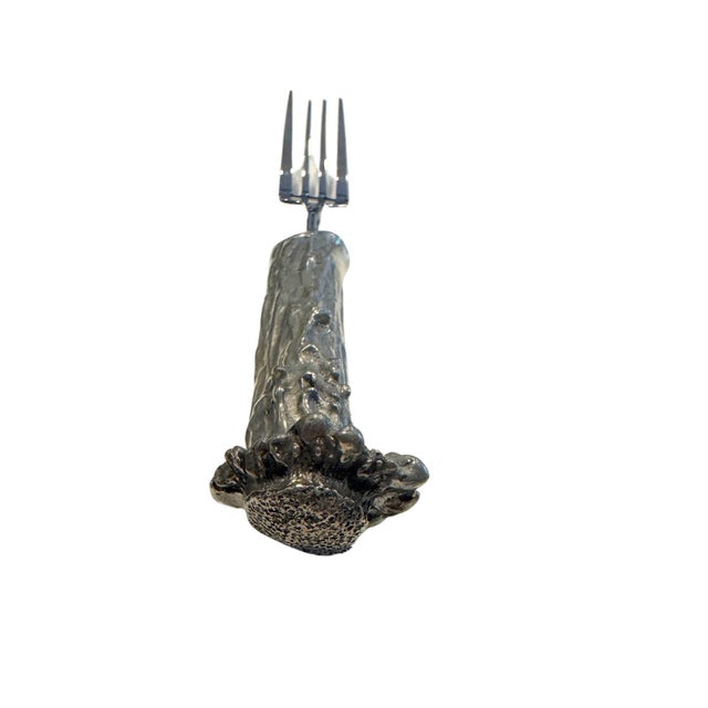 A complete service for six from Vagabond House's celebrated Western Frontier collection, featuring sculptural cast pewter...