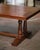 French Louis XIII Style Carved Walnut Monastery Refectory Trestle Table For Sale - Image 4 of 6