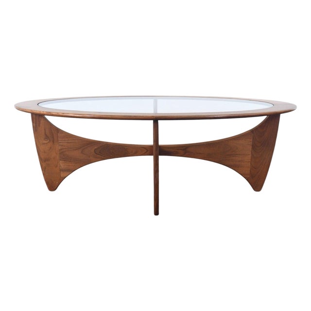Oval G Plan Astro Coffee Table in Afromosia For Sale