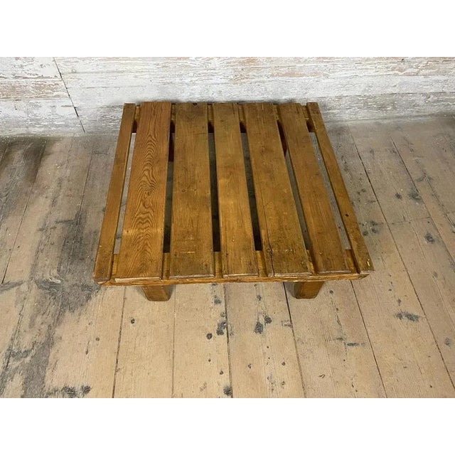 Coffe Table in Spruce For Sale - Image 4 of 5