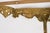 Metal 1950s Spanish Rococo Gilt Brass Wall Console Table Frame For Sale - Image 7 of 7
