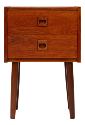 Vintage Danish Mid-Century Teak Nightstand 1960s