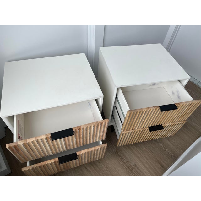 Set of 2 West Elm Quinn Nightstands For Sale In New York - Image 6 of 9