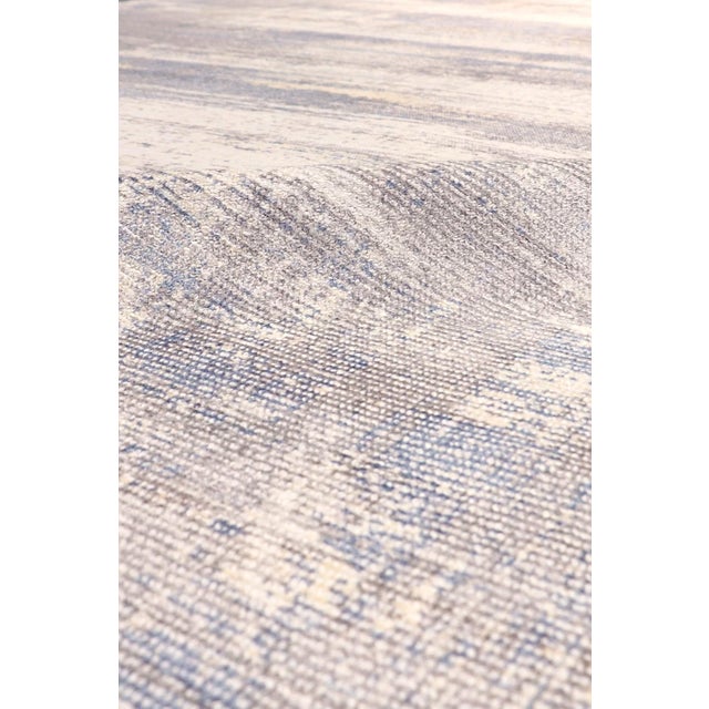 Modern Pasargad Home Modern Ivory Area Rug-10' 0'' X 14' 0'' For Sale - Image 3 of 6