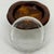 Vintage Spanish Cigar Ashtray in Wood and Crackle Glass For Sale - Image 12 of 12