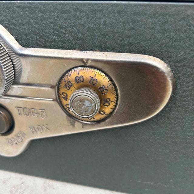 Metal Yamato Portable Cash Box, Tokyo, Japan, 1940s For Sale - Image 7 of 15