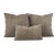 2020s F. Schumacher Cosmati Chenille in Smoke Pillow Cover - 20" X 20" Light Gray and Dark Gray Geometric Pattern Cushion Case For Sale - Image 5 of 6