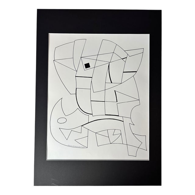 Carlo De Roover, Untitled, 1960s, Signed Screen Print For Sale