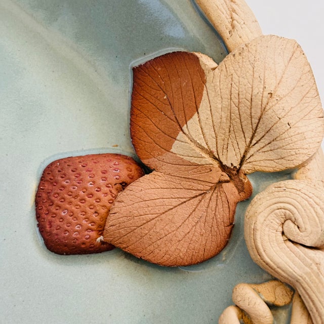 Ceramic Brigitte Haag Art Pottery Tray For Sale - Image 7 of 11