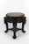 Asian Side Table in Wood Carved with Demons and Marble Top, 1880 For Sale - Image 4 of 9