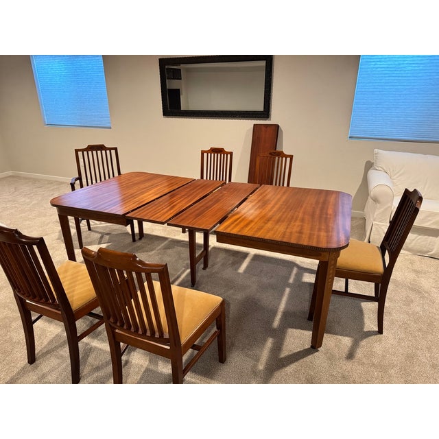 Amazing Deal!! - From Initial Purchase Value of $15k+ to Only $2,900 1950s Mid-Century Modern Dining Table + Chairs - Set of 10 For Sale - Image 6 of 7