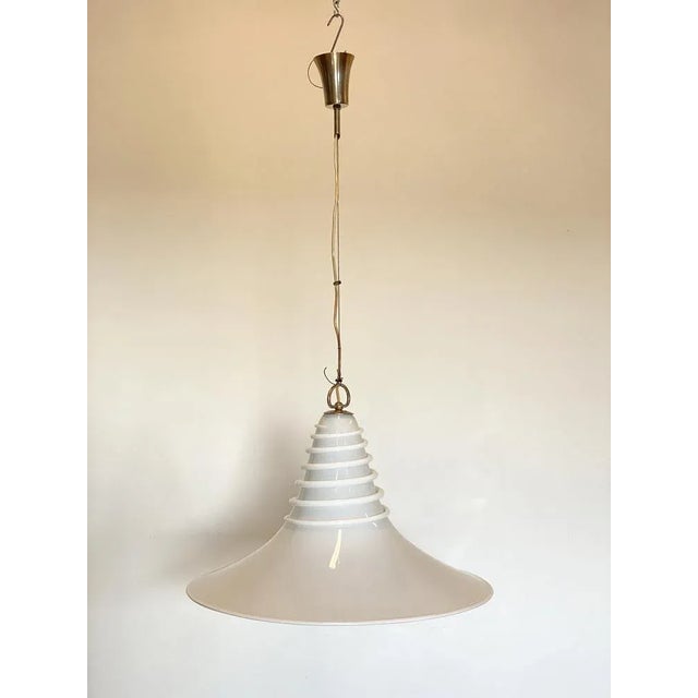 Gold Murano Glass Pendant, 1980s For Sale - Image 8 of 11