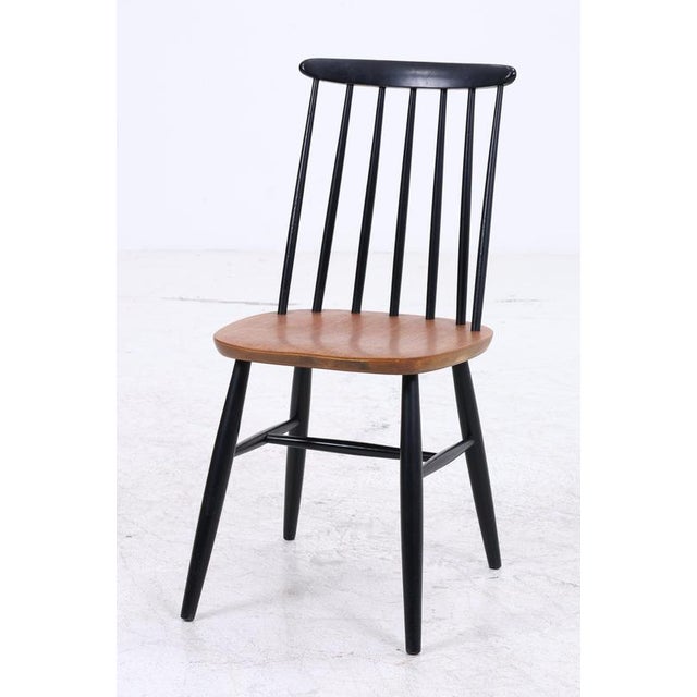 Brown Mid-Century Teak Fanett Chair by Ilmari Tapiovaara for Stol Kamnik For Sale - Image 8 of 17